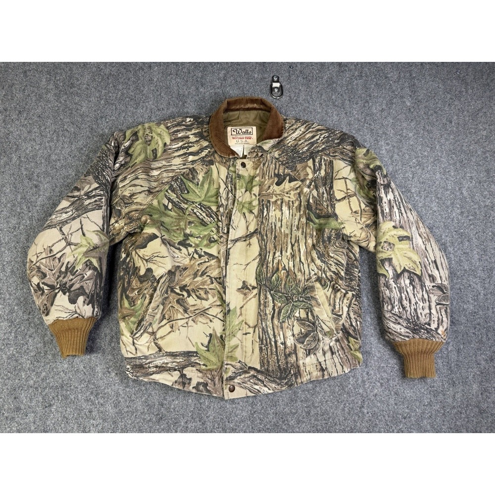 Vintage 80's Walls Blizzard Pruf Realtree Camo Jacket *See Info* Size Large Tall